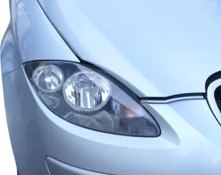 Seat Altea 5P Stoßstange vorne Frontstoßstange Stoßfänger grau LS7Y + Grill - Bild 3
