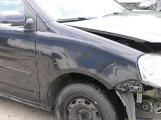 VW Polo 9N3 Kotflügel vorne rechts schwarz LC9Z - Bild 3