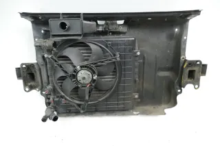 VW Fox Schloßträger Kühler Benziner (ohneKlima) 5Z0805588 F + Pralldämpfer + Lüf - Bild 2