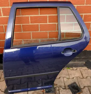 VW Golf 4 Limousine Tür hinten links blau LB5N (KEINkombi) 76,00 --- - Bild 1