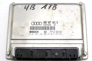 Audi A6 4B Steuergerät 2,5 TDI 110kw 150PS AFB Motor 4B0907401M - Bild 1