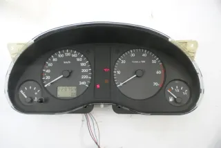 VW Sharan 7M Tacho Tachometer Kombiinstrument 7M0919861P Benziner 2.0 ADY - Bild 1