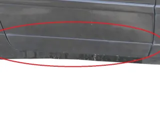 A4 B6 8E Zierleiste Leiste Abdeckung Tür hinten rechts unten schwarz 8E0853970 - Bild 1