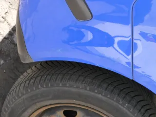 VW Polo 9N 9N3 Stoßstange Heckstoßstange hinten blau LA5F - Bild 12