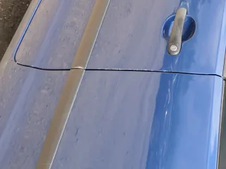 VW Polo 9N 9N3 Tür vorne links Fahrertür 2/3-Türer blau LA5K -ohne Anbauteile - Bild 6