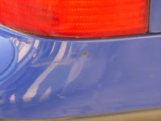 VW Golf 4 Bora Kombi Stoßstange hinten Heckstoßstange Stoßfänger blau LA5C - Bild 8