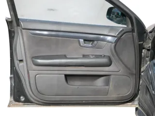 1x A4 8E B6 Türverkleidung Verkleidung Tür vorne links soul schwarz -ohne Schalt - Bild 1