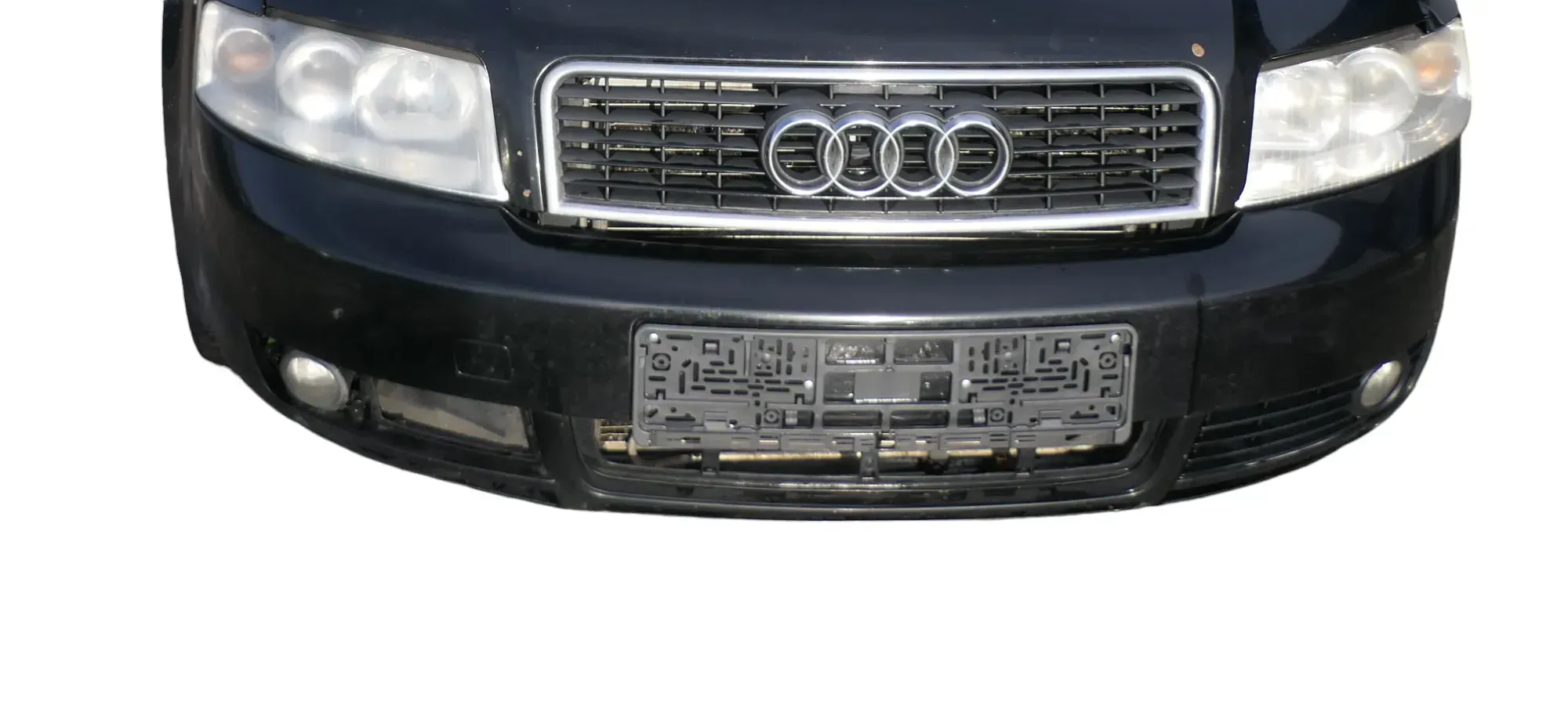 Audi A4 8E B6 Kombi Avant Stoßstange vorne mit Spoiler schwarz LY9B - Bild 1