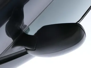 Skoda Fabia 5J mechanisch Spiegel Außenspiegel rechts mit Glas schwarz - Bild 5