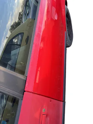 Audi 80 90 Tür hinten links Rahmen Türblatt rot LY3H -ohne Anbauteile - Bild 5