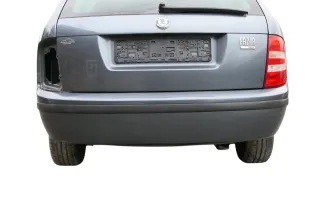 Skoda Fabia 6Y Kombi Stufenhec Stoßstange hinten Heckstoßstange grau LC7V - Bild 1