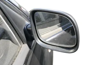 Skoda Fabia 6Y mechanischer Spiegel Außenspiegel rechts schwarz Glas - Bild 6