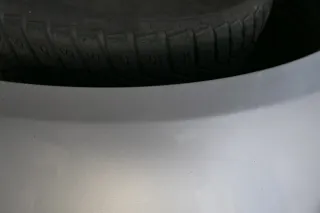 VW Polo 9N 9N3 Stoßstange Heckstoßstange hinten silber grau LA7W - Bild 14