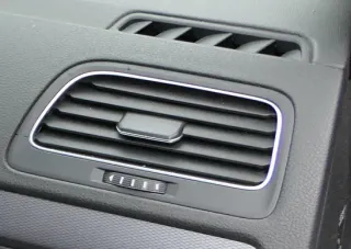 Golf 7 5G Lüftungsdüse Düse Lüftung vorne rechts grau dark rhodium - Bild 1