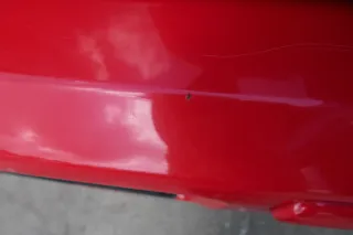 VW Polo 6N2 Stoßstange hinten Heckstoßstange Stoßfänger rot LP3G - Bild 5