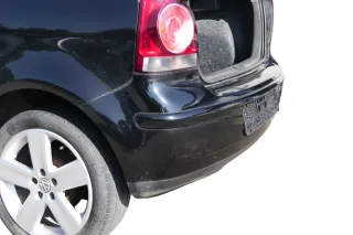 VW Polo 9N 9N3 Stoßstange Heckstoßstange hinten schwarz L041 - Bild 7