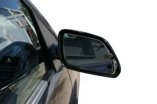Polo 9N 9N3 mechanischer Spiegel Außenspiegel rechts vorne schwarz L041 Blinker - Bild 5