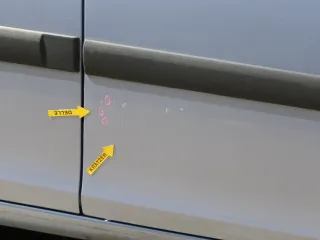 Skoda Roomster 5J Tür vorne rechts Beifahrertür - blau LF5Y (ohne Anbauteile) - Bild 12