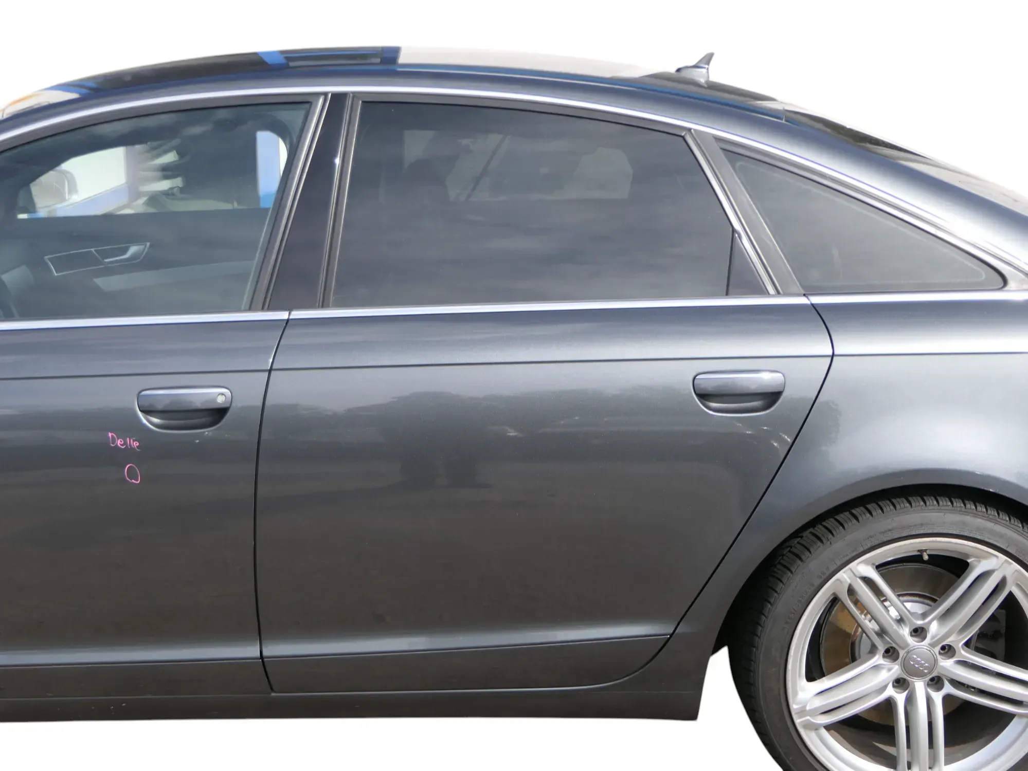 Audi A6 4F C6 Tür mit Türblatt hinten links grau LZ7S - ohne Anbauteile - Bild 1