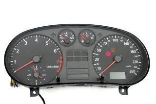 Audi A3 8L Tacho Tachometer Kombiinstrument 201.000km 8L0919860E Benziner 1,6 - Bild 1