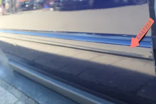 VW Passat 3B 3BG Kombi + Limo Tür vorne links Fahrertür blau LB5N indigoblau - Bild 7