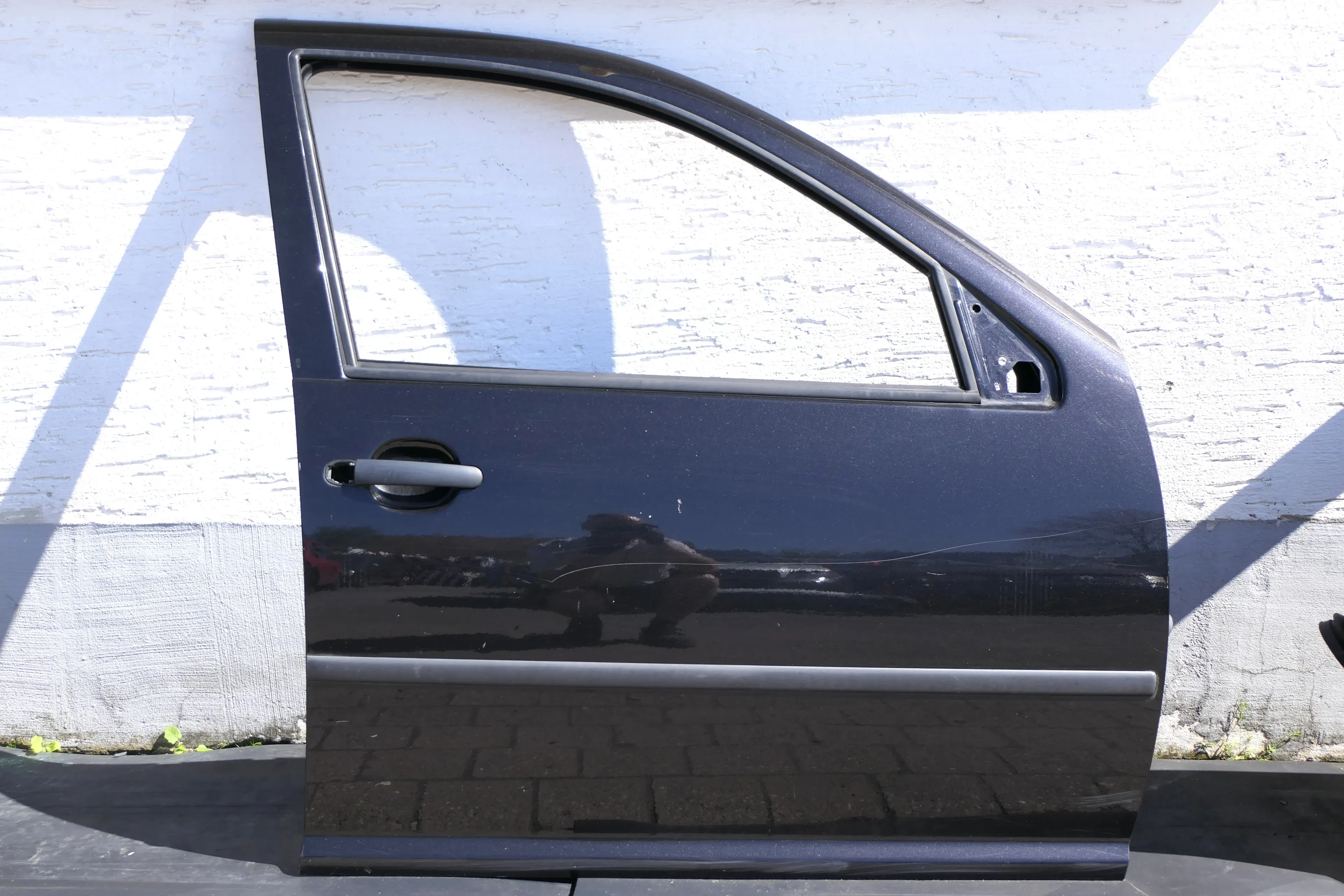 VW Golf 4 Bora Tür vorne rechts Beifahrertür 4/5-Türer & Kombi schawrz LC9Z meta - Bild 1