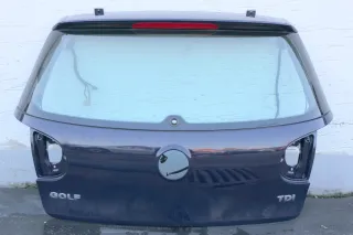 VW Golf 5 V Heckklappe hinten Kofferraumklappe mit Scheibe blau LA5G - Bild 1