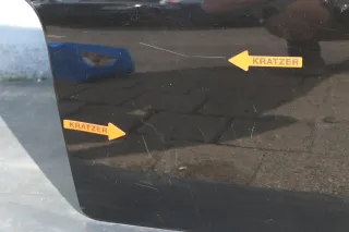 VW Lupo 6X Heckklappe hinten Klappe Kofferraumklappe Scheibe schwarz uni L041 - Bild 3