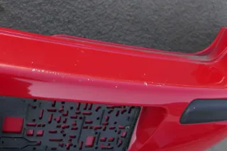VW Golf 4 Limousine Stoßstange hinten Heckstoßstange Stoßfänger rot LP3G - Bild 6