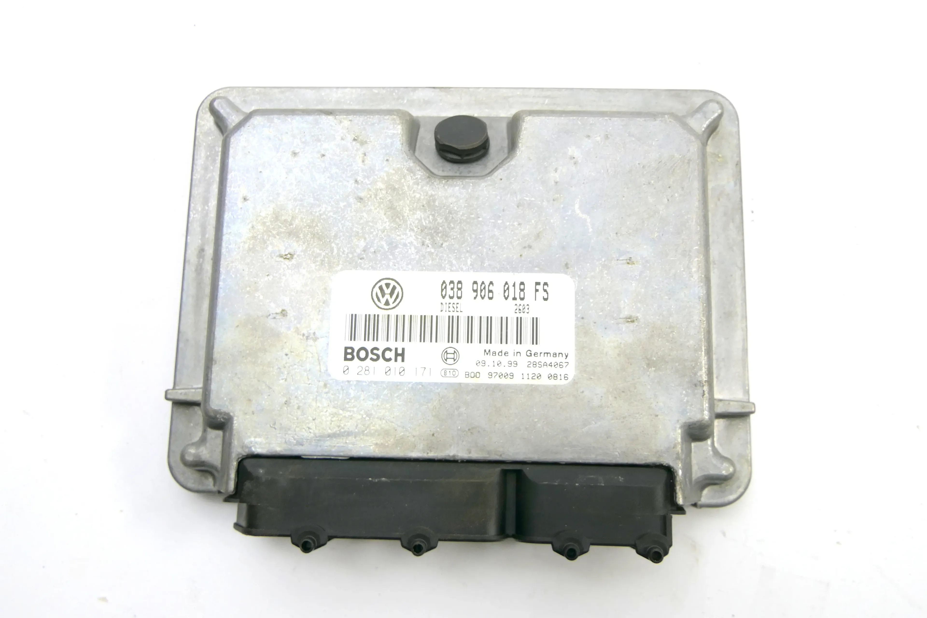 VW Passat 3B Steuergerät Motor 038906018FS AHH 66kw TDI 90PS Motorsteuergerät - Bild 1