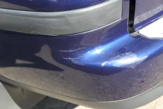 VW Sharan 7M Stoßstange hinten Heckstoßstange ab Bj. 2000 PDC blau LB5N - Bild 2