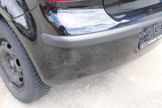 VW Polo 9N 9N3 Stoßstange Heckstoßstange hinten schwarz L041 - Bild 6