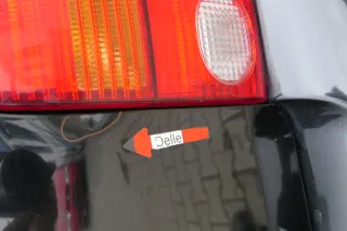 VW Lupo 6X Heckklappe Klappe Kofferraumklappe Scheibe schwarz L041 - Bild 2