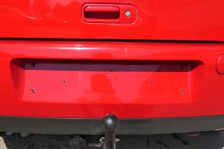 VW Golf 4 Limousine Stoßstange hinten Heckstoßstange Stoßfänger rot LP3G - Bild 2