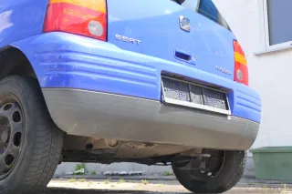 Seat Arosa 6H Stoßstange hinten Heckstoßstange blau LS5J - Bild 6