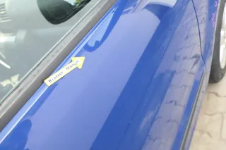 VW Fox 5Z Tür vorne rechts Beifahrertür blau LL5M - Bild 4