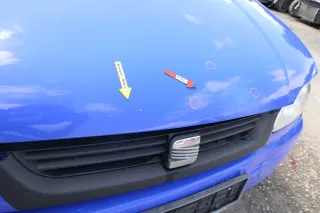 Seat Arosa 6H Motorhaube Haube Klappe vorne blau LS6J bis ca. Bj. 2000 passend - Bild 9