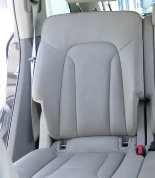 Audi Q7 4L Sitz Rücksitz hinten rechts grau achatgrau Leder Sitzheizung - Bild 2