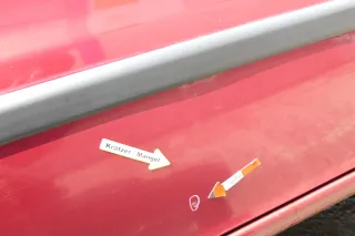 Seat Leon Toledo 1M Tür vorne rechts Beifahrertür rot LS3R - Bild 3
