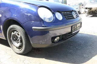 VW Polo 9N Stoßstange Frontstoßstange vorne blau LB5N - Bild 3