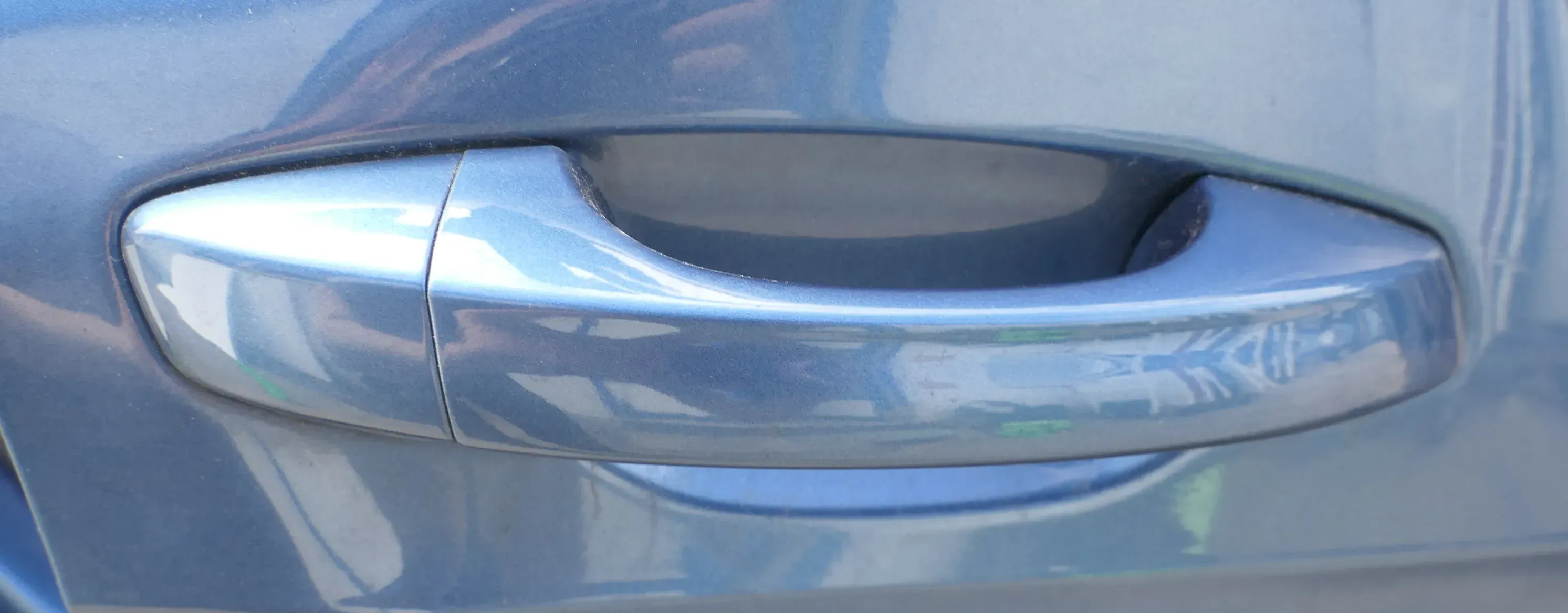 VW Golf 7 5G Türgriff Tür Griff vorne rechts außen blau LA5J + Kappe Abdeckung - Bild 1