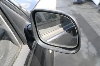 Skoda Fabia 6Y mechanischer Spiegel Außenspiegel rechts schwarz Glas - Bild 1