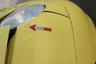 VW Lupo Kotflügel vorne rechts gelb LD1B - Bild 3