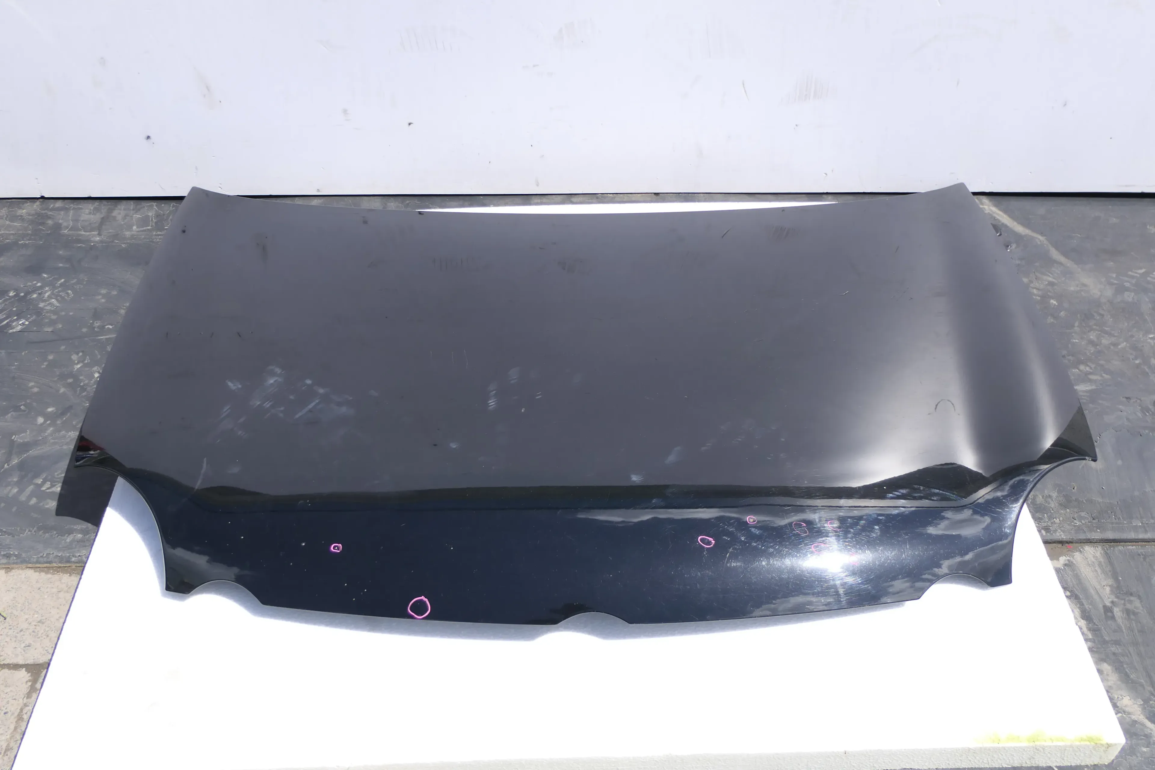 VW Polo 9N Motorhaube Klappe Haube vorne schwarz L041 bis ca. Bj. 2004 - Bild 1