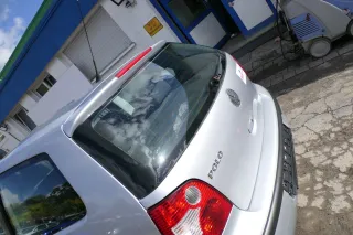 VW Polo 9N Fun Heckklappe Kofferraumklappe Klappe hinten silber LA7W metal - Bild 4