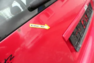 VW Polo Kombi Variant 6KV Heckklappe Klappe hinten Kofferraumklappe rot LY3D - Bild 6