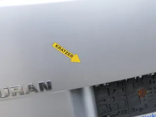 VW Touran 1T Heckklappe Kofferraumklappe hinten silber LA7W mit Scheibe - Bild 4