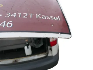 VW Caddy 2k Heckklappe mit Scheibe hinten weiß - LB9A OHNE Anbauteile - Bild 9