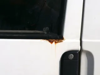 T4 Tür vorne links Fahrertür Caravelle Multiavan -ohne Anbauteile -  weiß R902 - Bild 2