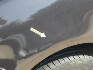 VW Polo 9N3 Kotflügel vorne links schwarz LC9Z - Bild 3
